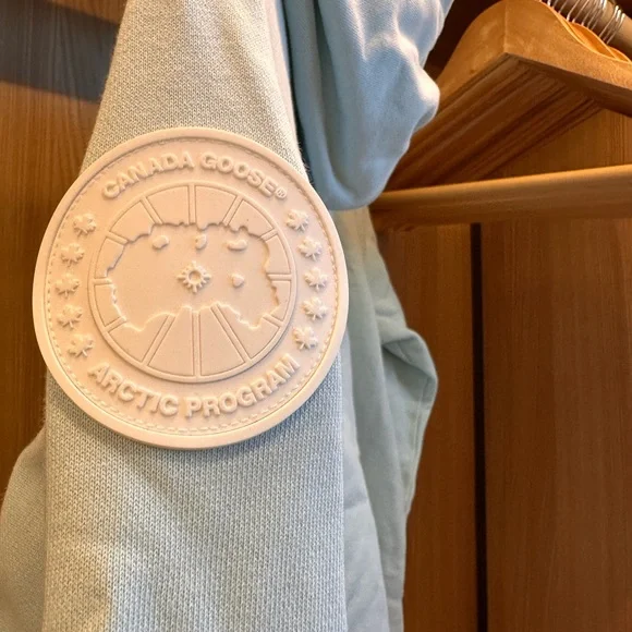 Canada Goose Light Blue Hoodie - Picture 4 of 5